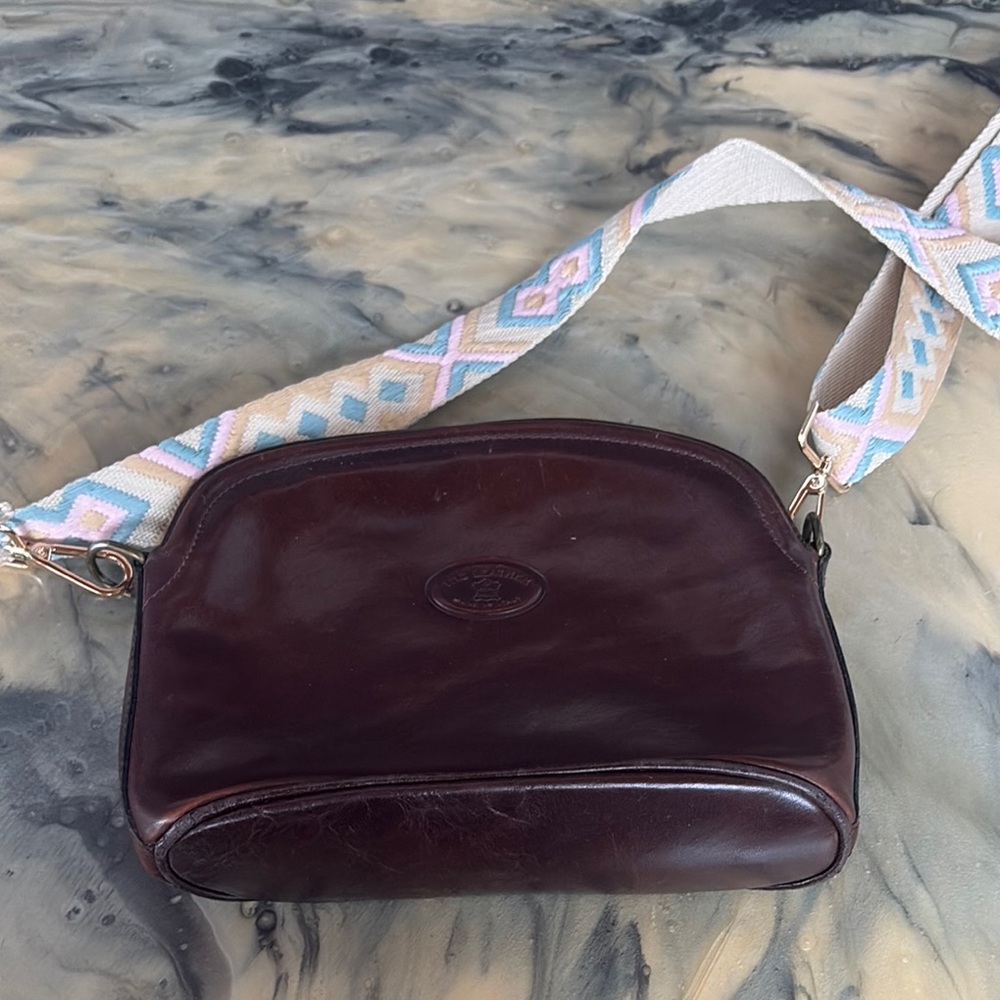 Tee Leather Brown Bag